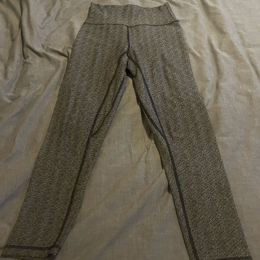 Gray Women's High-Waisted Leggings